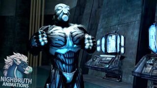 Alone Time exposed public Combine muscle growth animation makes horny gay dick explode