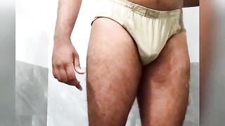 Rich Kerala Bank manager daddy hot underwear and cumshot