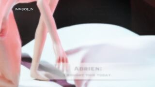 Twink Boyfriend Forcefully Chokes on Dildo Blowjob in POV Cartoon Hentai