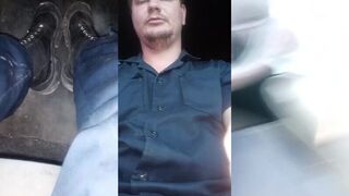 Cops Dirty Boots Tease Hot Guy Jerking Off