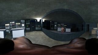 VR muscle growth big cock ruined in gay test animation
