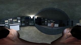 VR muscle growth big cock ruined in gay test animation