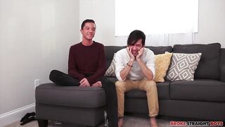 Kyle Lovern brutally fucks broke straight guy Jos Alvarez raw