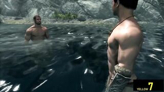 Master Igord wrecks apprentice Eliezer raw in steaming bathhouse