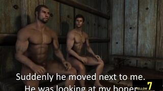 Master Igord wrecks apprentice Eliezer raw in steaming bathhouse