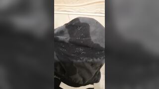 Chunky jizz after wet dream ruined gay underwear