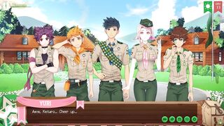 Twink camp buddy gets destroyed in hentai game brutality