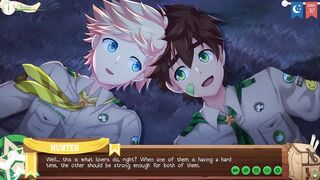Twink camp buddy gets destroyed in hentai game brutality