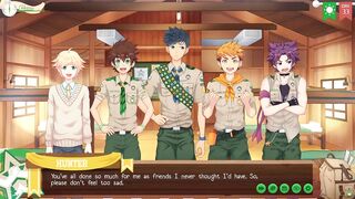 Twink camp buddy gets destroyed in hentai game brutality