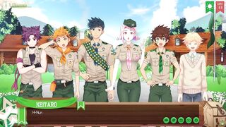 Twink camp buddy gets destroyed in hentai game brutality