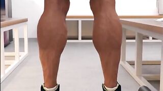 Gary’s gay muscle transformation huge gay cock bulges apart