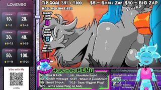 Gay Slime Destroys Furry Gamer Taking Rough Creampie