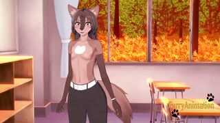 Furry yaoi Fursuit Dogo the Dog destroyed in yiff
