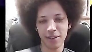 Twink jock gets choked raw in anime gay hentai game solo play