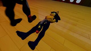 Gay Arcade Blowjob Big Cock Destroyed 3D Animation