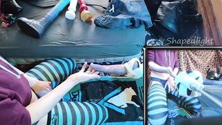 Twink Femboy Gets Destroyed By A Fucking Machine Hard Orgasm