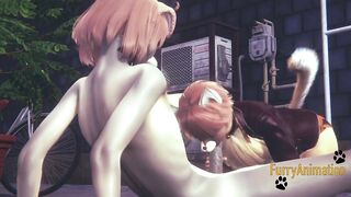 Furry Yaoi Frenzy creampie ruined by rough rough yiffs