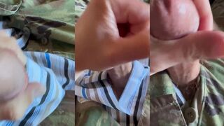 Gay soldier fucked raw twice in a row huge cock jerks off in boxers what a mess