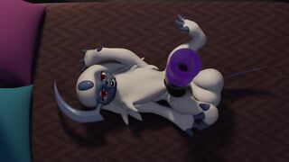 Absol's Big Knot Chokes Furry Feral Solo