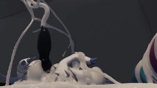 Absol's Big Knot Chokes Furry Feral Solo