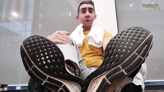 Step Dad Pedal Pumper Uncut Foot Wank In Muscle Car