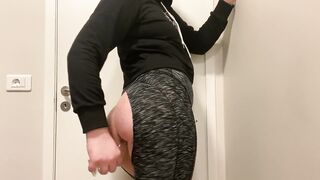 Thick twink rips pants big booty femboy destroyed