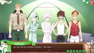 Gay hentai game friends camp russian voice twinks destroy