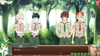 Gay hentai game friends camp russian voice twinks destroy