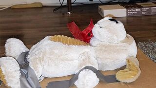 Crushed under your giant feet while sitting on that stuffed dog until I choke