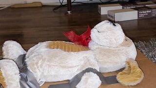 Crushed under your giant feet while sitting on that stuffed dog until I choke