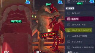Gamer boy gets destroyed in VR furry slime sex game