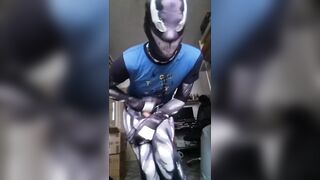 Venom surprises you with his HUGE cumshot in suit cosplay