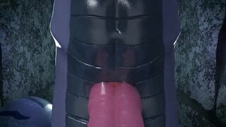 Naga coils crush and facefuck you POV big cock gagged rough