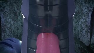 Naga coils crush and facefuck you POV big cock gagged rough