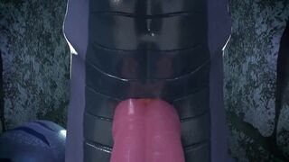 Naga coils crush and facefuck you POV big cock gagged rough