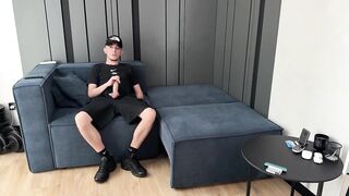Nike socks gay dude blew his load big dick cumshot
