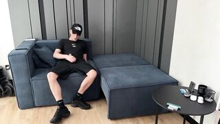 Nike socks gay dude blew his load big dick cumshot