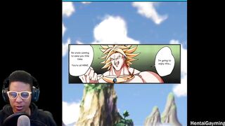 Gohan gets destroyed by a musclebound gay dragon broli jerking him off raw