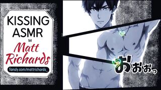 Vampire’s wet kiss leaves male moaning in gay asmr ecstasy