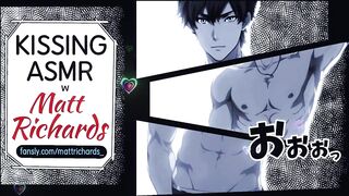 Vampire’s wet kiss leaves male moaning in gay asmr ecstasy
