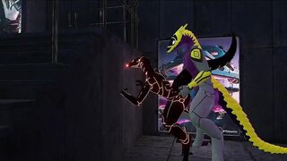 VRChat Furry Synth gets destroyed under the bridge