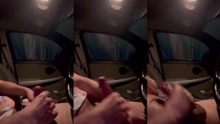Huge nut while driving barely made it to pull over