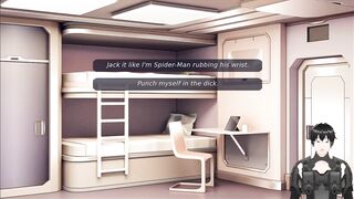 Gay hardcore gamer gets destroyed by 2D muscle hunk