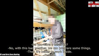 Farmer's Wife Sucking him in the Barn Big Cock Wives Almost Caught