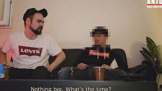 Turkish straight buddy gets seduced into first mutual handjob with a big Arab dick