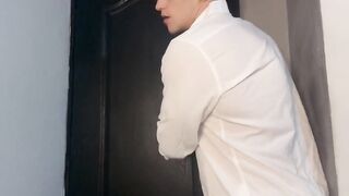 Friend Unwinds tight muscles until my cock takes over the fun