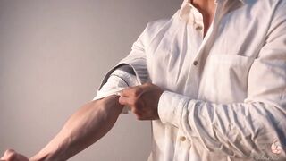 Friend Unwinds tight muscles until my cock takes over the fun
