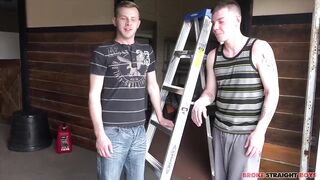 Broke straight jocks face fucked deep throated by hungry amateurs