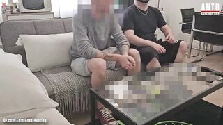 Huge straight neighbor destroyed my first time with his monster cock