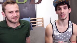 Broke straight jock takes big dick broke for pay